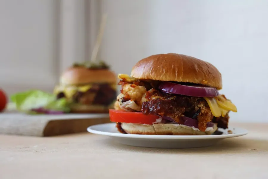Vegan BBQ Cauliflower Burger Bosh TV