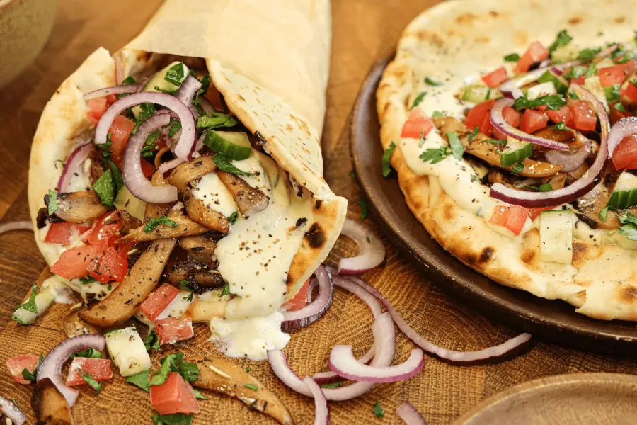 Vegan Bangin' Gyros Wraps Bosh TV
