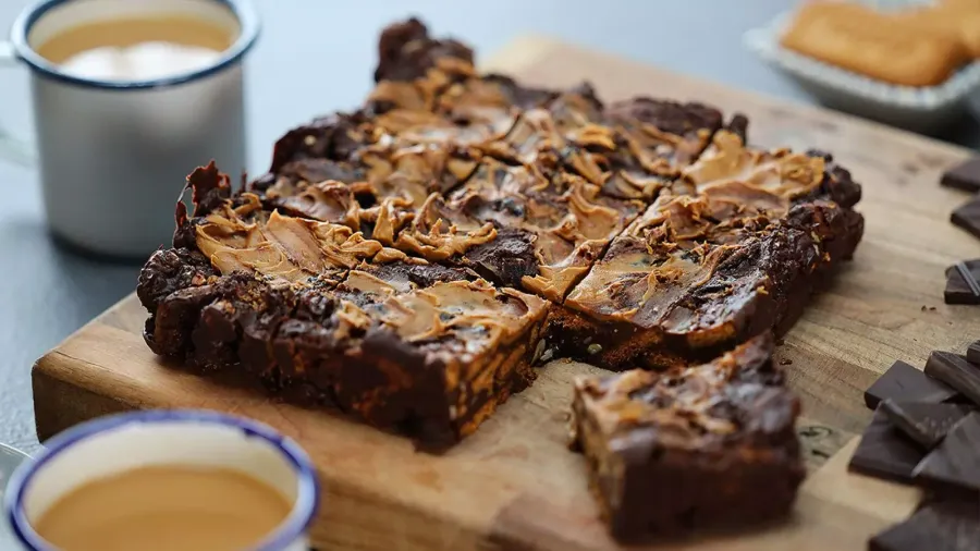 Vegan Biscoff Fridge Cake Bosh TV