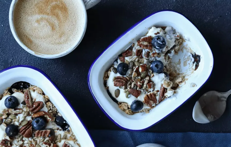 Vegan Blueberry Baked Oats - REVAMP Bosh TV