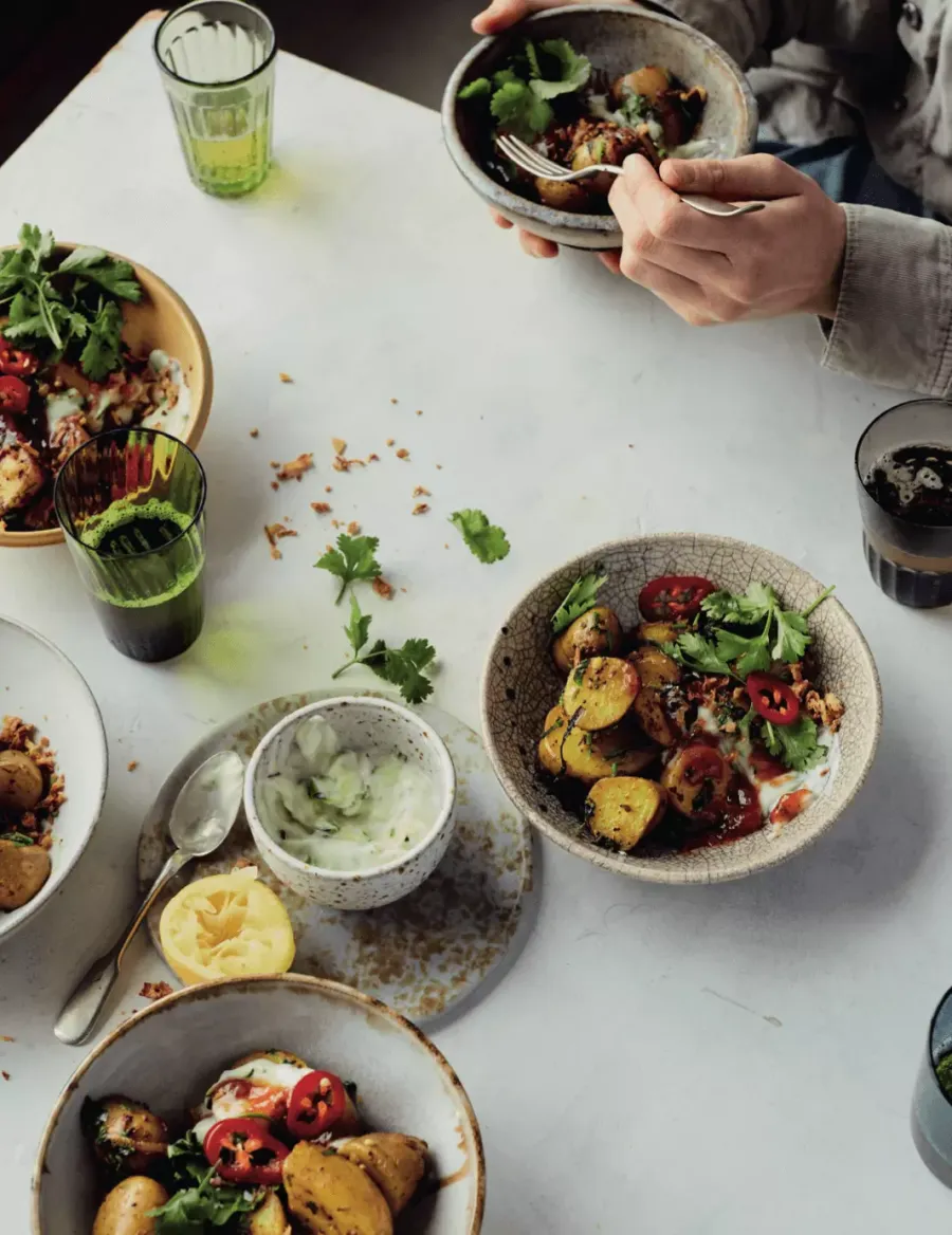 Vegan Bombay Potato Salad  Bosh TV