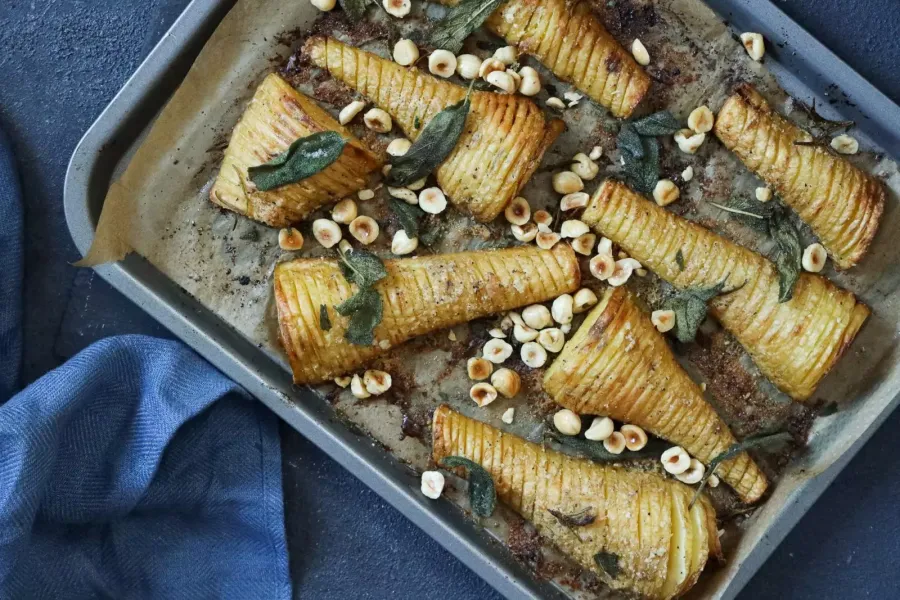 Vegan Brown Sugar Roasted Hasselback Parsnips Bosh TV