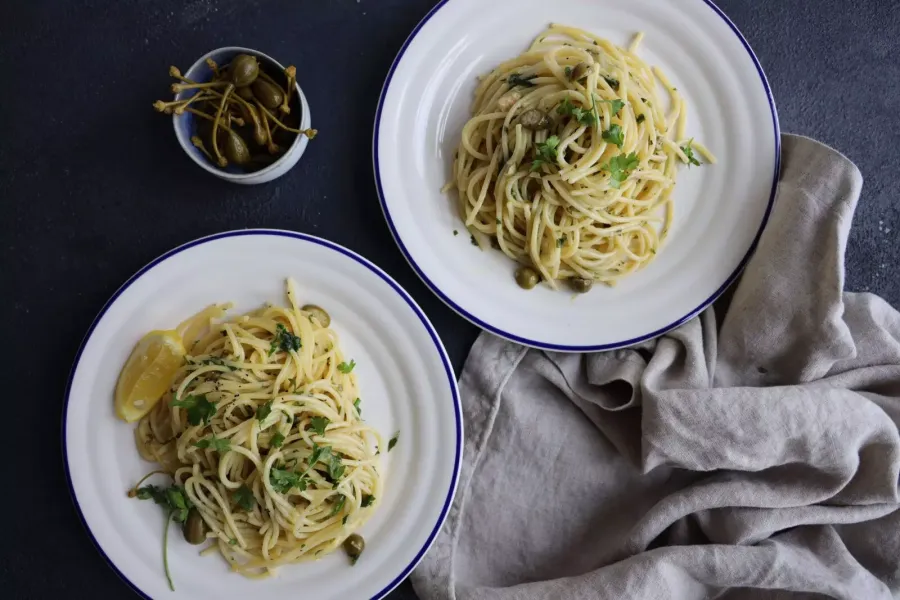 Vegan Butter Lemon Pasta  Bosh TV