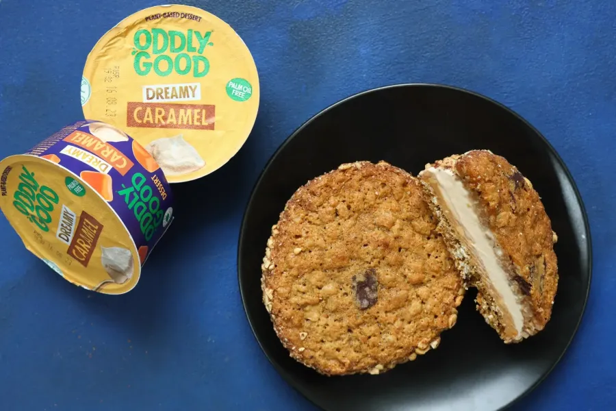 Vegan Caramel Cookie Sandwiches BOSHTV