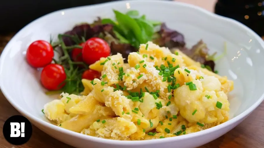 Vegan Cauli Cheese Pasta Bake Bosh TV