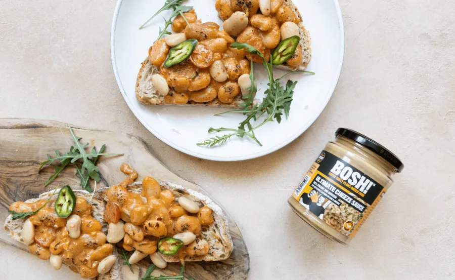 Vegan Cheezy Beans on Toast BOSHTV