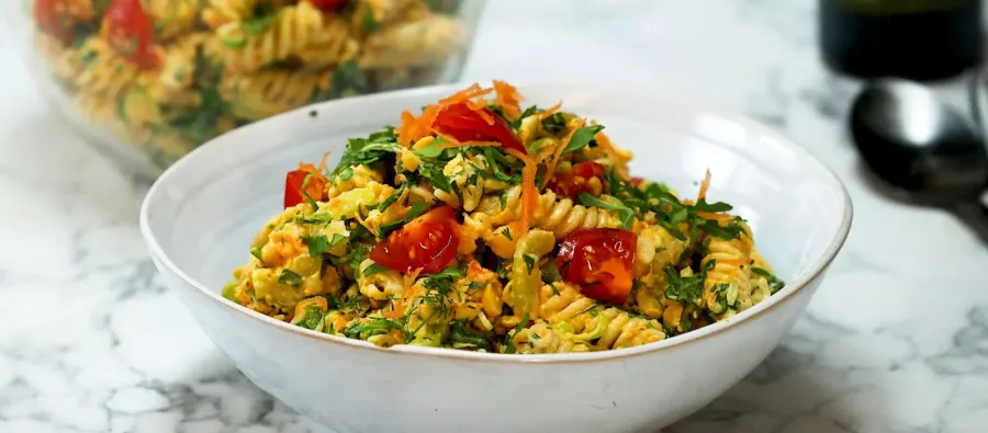 Vegan Chickpea 'Tuna' Pasta Salad Bosh TV