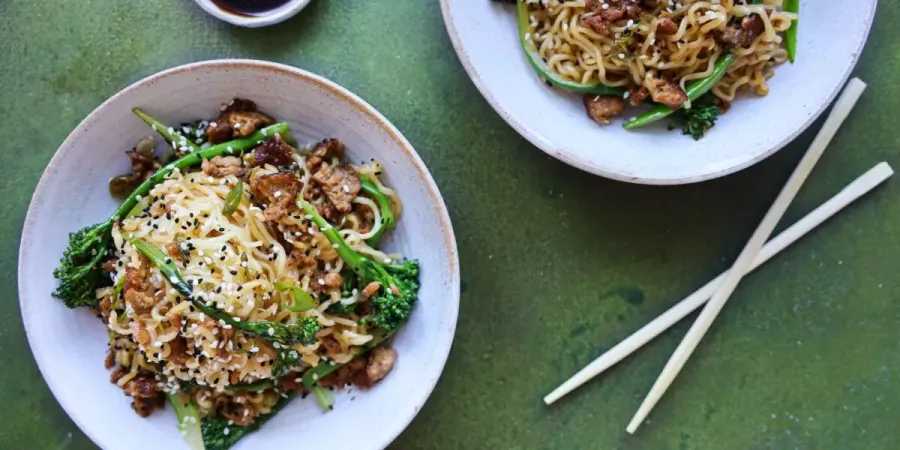 Vegan Chilli Smoked Tofu Noodles Bosh TV