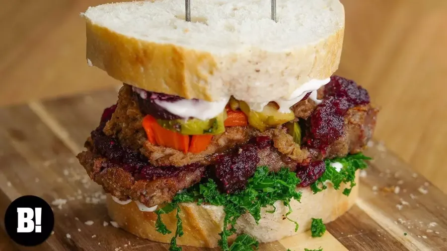 Vegan Christmas Sandwich With Moist Maker (From Friends) Bosh TV