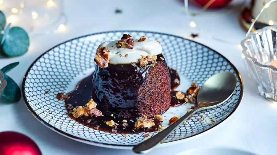 Vegan Christmas Spiced Sticky Toffee Pudding Bosh TV