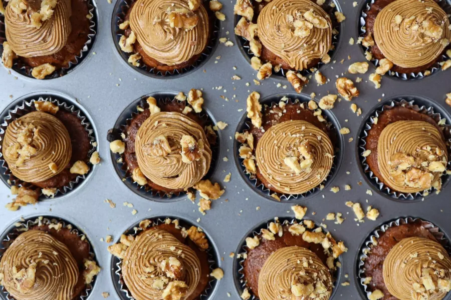 Vegan Coffee & Walnut Cupcakes Bosh TV