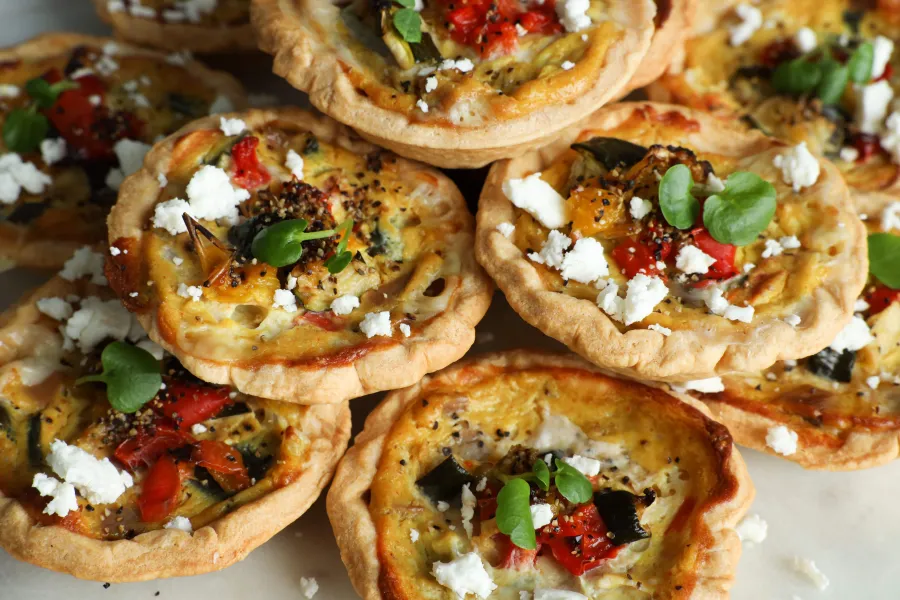 Vegan Coronation Quiche Cupcakes BOSHTV