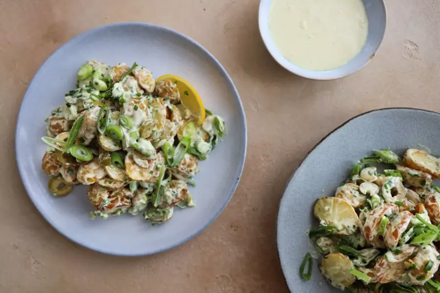 Vegan Creamy Herby Potato Salad  Bosh TV