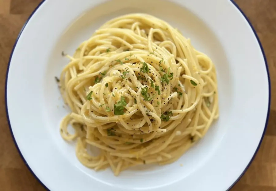 Vegan Creamy Lemon Pasta Bosh TV