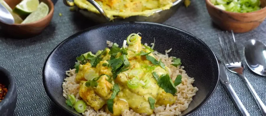 Vegan Creamy Roast Veggie Korma  Bosh TV