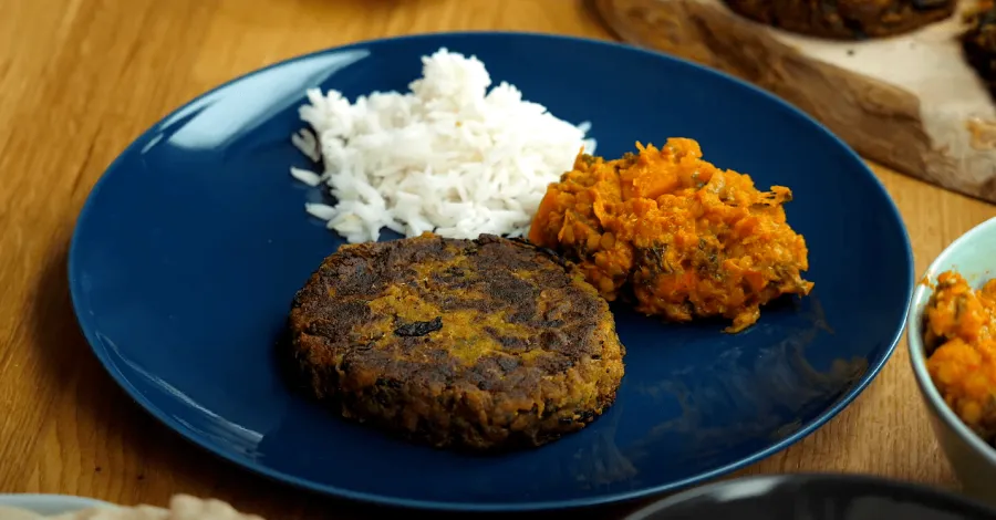 Vegan Curry Potato Cakes BOSHTV