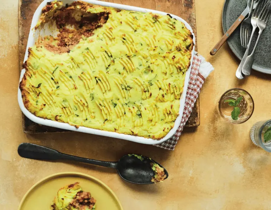 Vegan Curry Shepherd's Pie Bosh TV