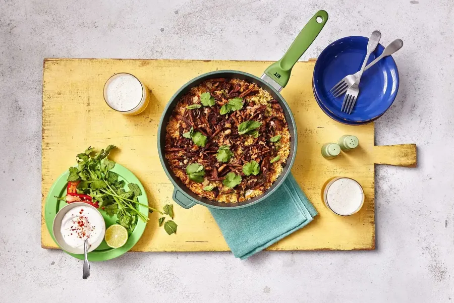 Vegan Dig In Chick’n Sharing Rice BOSHTV
