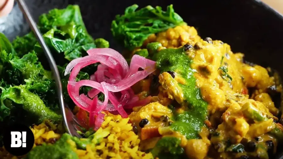 Vegan Fire Roasted Cauli Tikka Masala Bosh TV