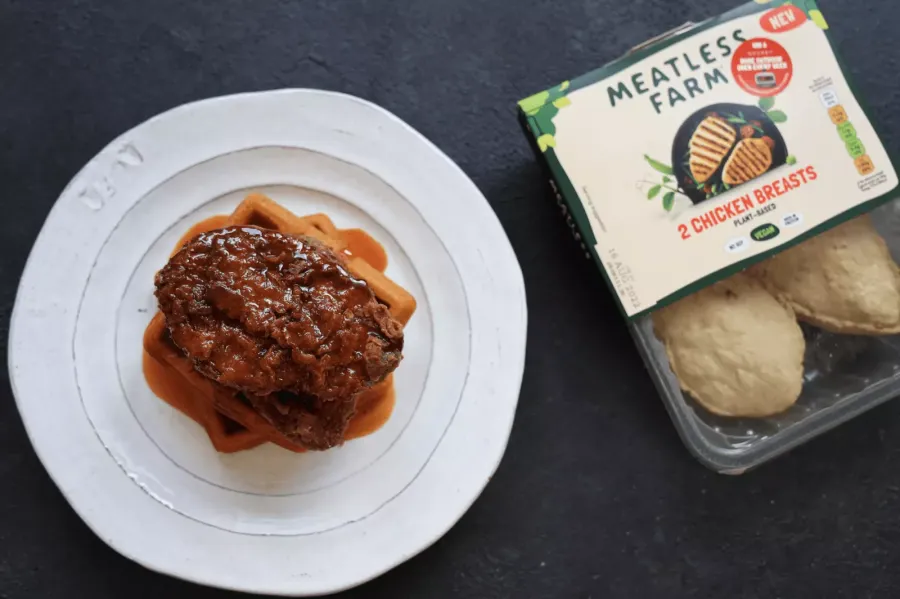 Vegan Fried Chicken and Waffles Bosh TV