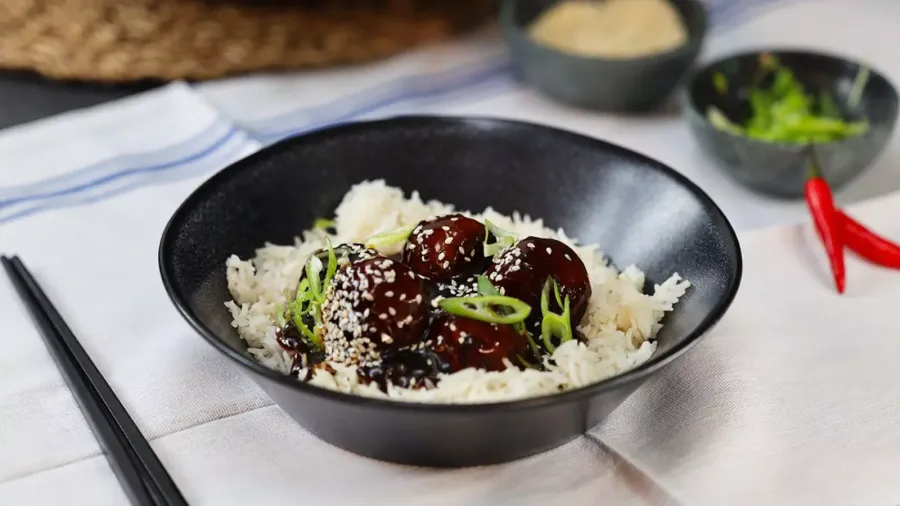 Vegan General Tso's Meatballs Bosh TV