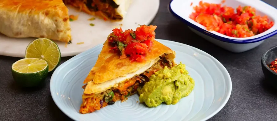 Vegan Giant Burrito Crunch Cake Bosh TV