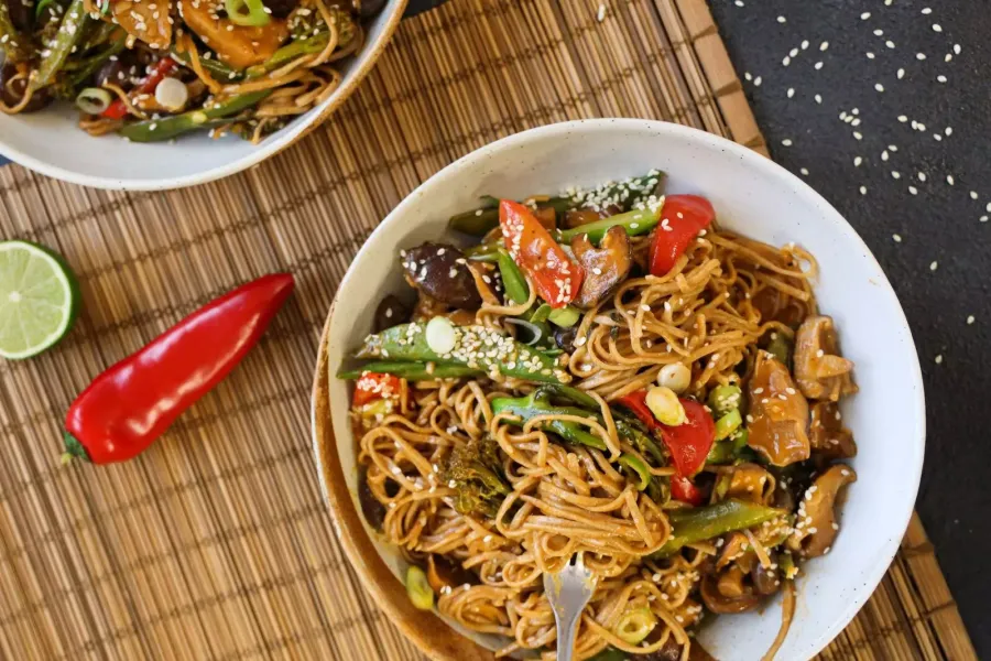 Vegan Go Go Gochujang Noodles Bosh TV