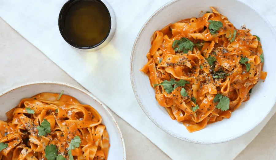 Vegan Gochujang Arrabbiata Pasta  BOSHTV