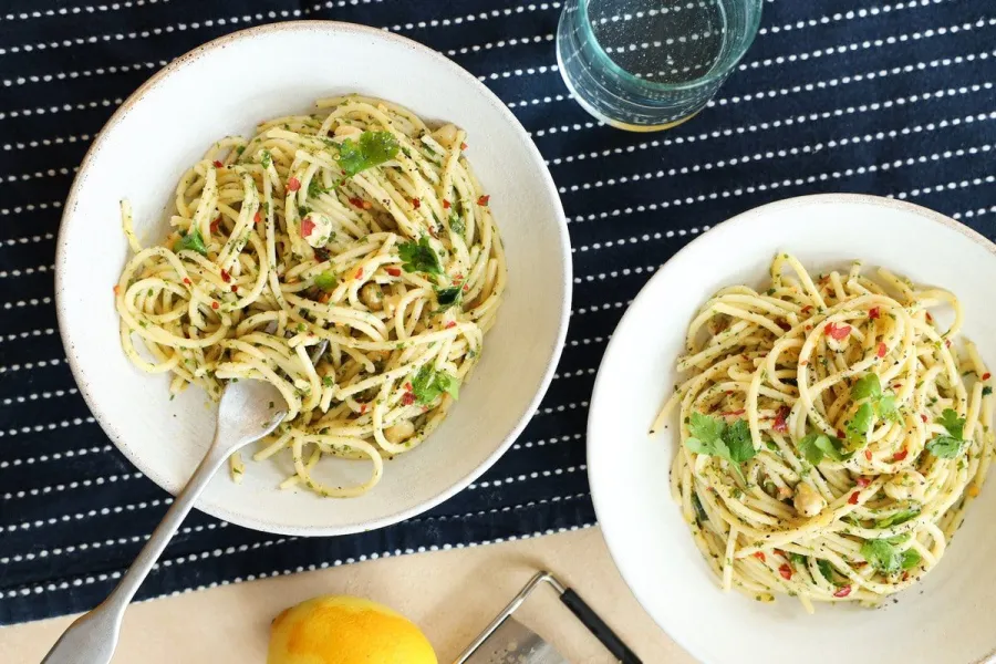 Vegan Gremolata Spaghetti BOSHTV