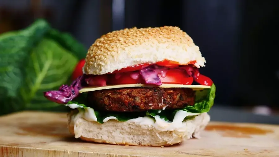 Vegan Healthy Vegan Burger Bosh TV