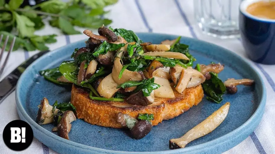 Vegan Herby Mushrooms on Toast Bosh TV