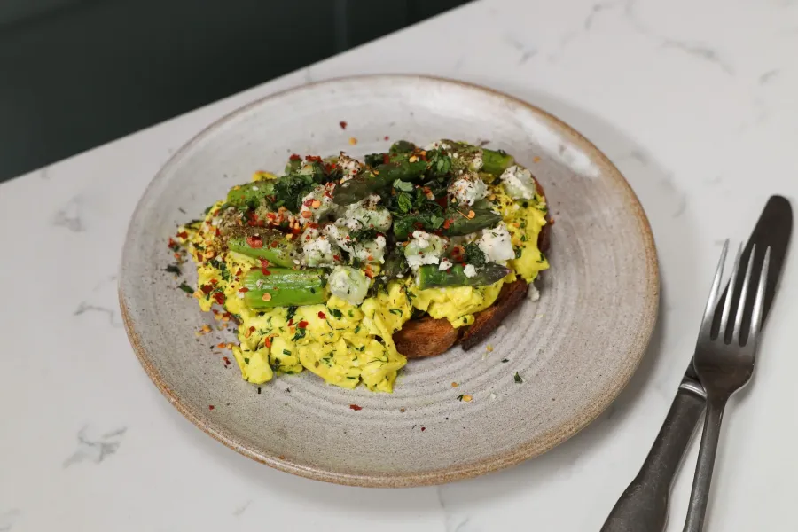 Vegan Herby Spring Scramble BOSHTV