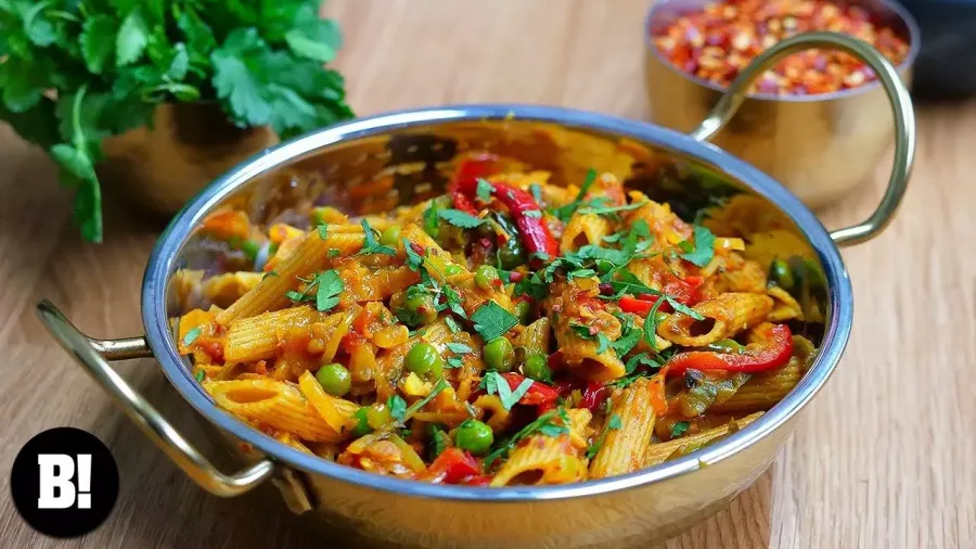 Vegan Indian Style Pasta Bosh TV