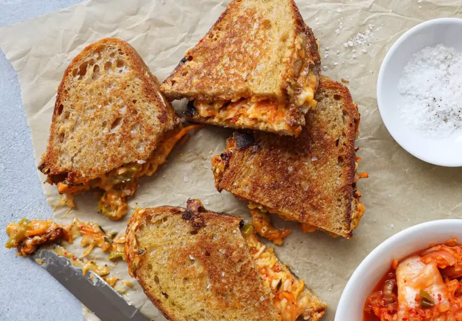 Vegan Kimcheese Toastie Bosh TV