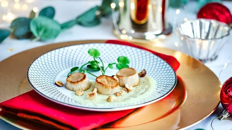 Vegan King Oyster Mushroom 'Scallops' with Maple Parsnips Bosh TV
