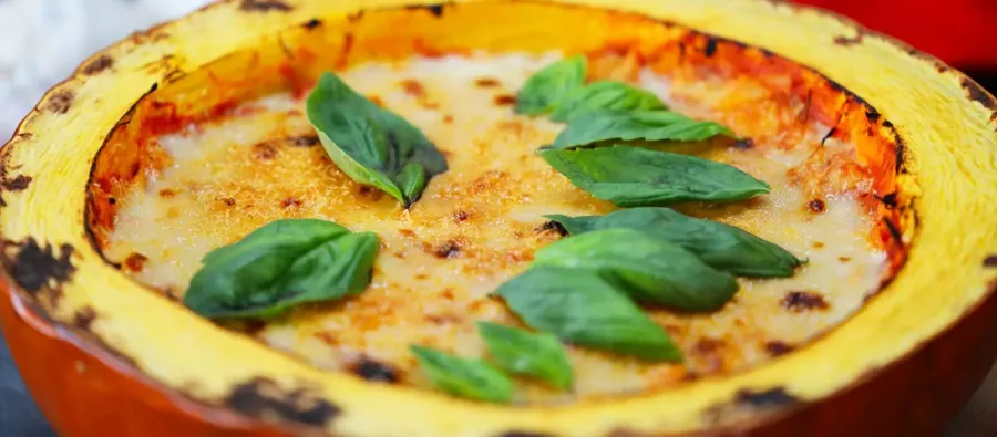Vegan Lasagne Inside a Pumpkin!  Bosh TV