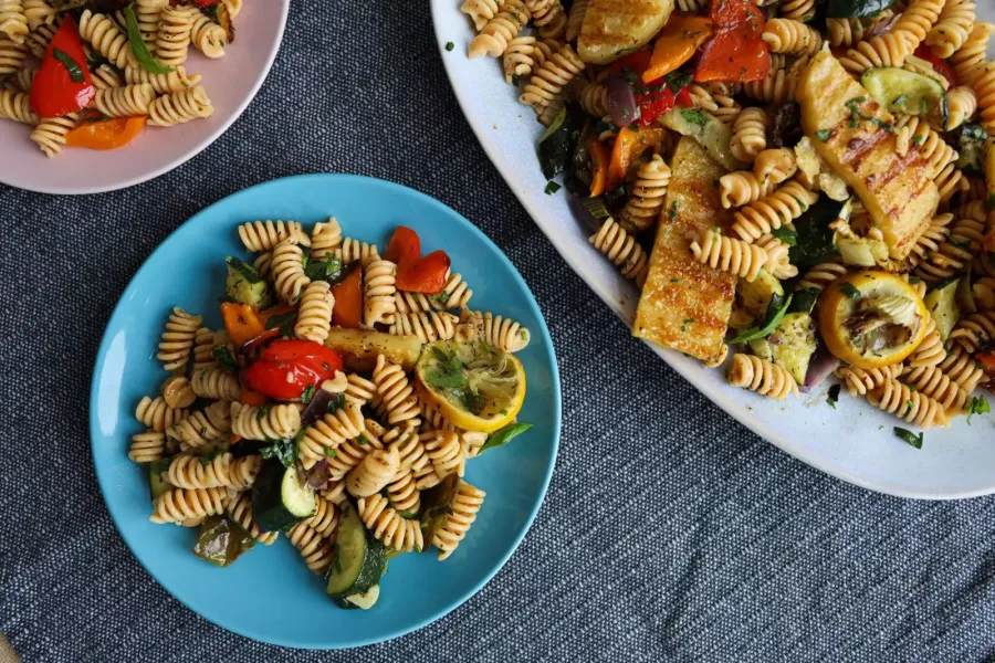 Vegan Lentil Pasta Salad  Bosh TV