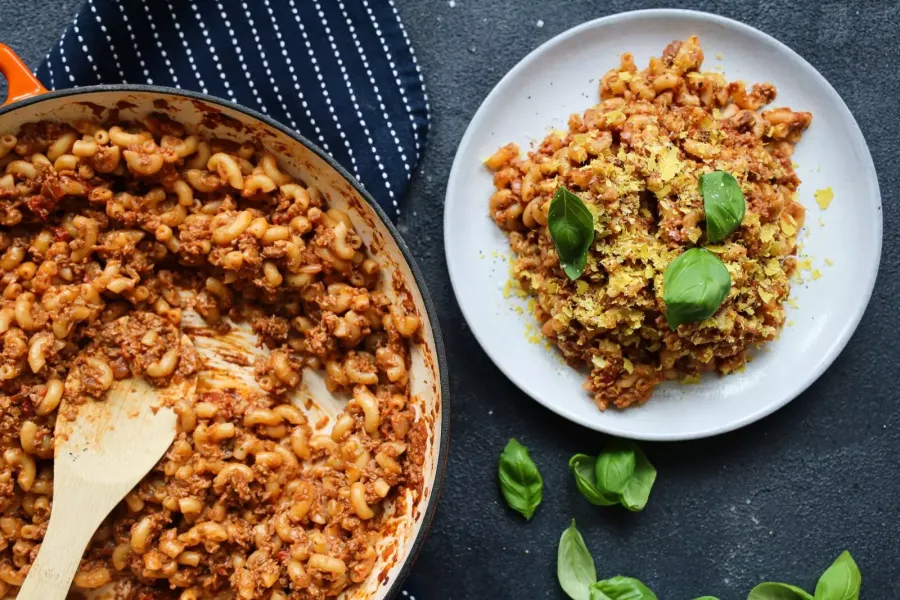 Vegan Macaroni Bolognese Bosh TV