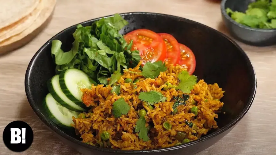 Vegan Mushroom Keema Rice Bowl Bosh TV