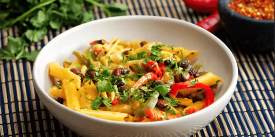 Vegan One Pot Creamy Fajita Pasta Bosh TV