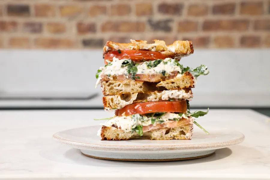 Vegan Panzanella Sandwich BOSHTV