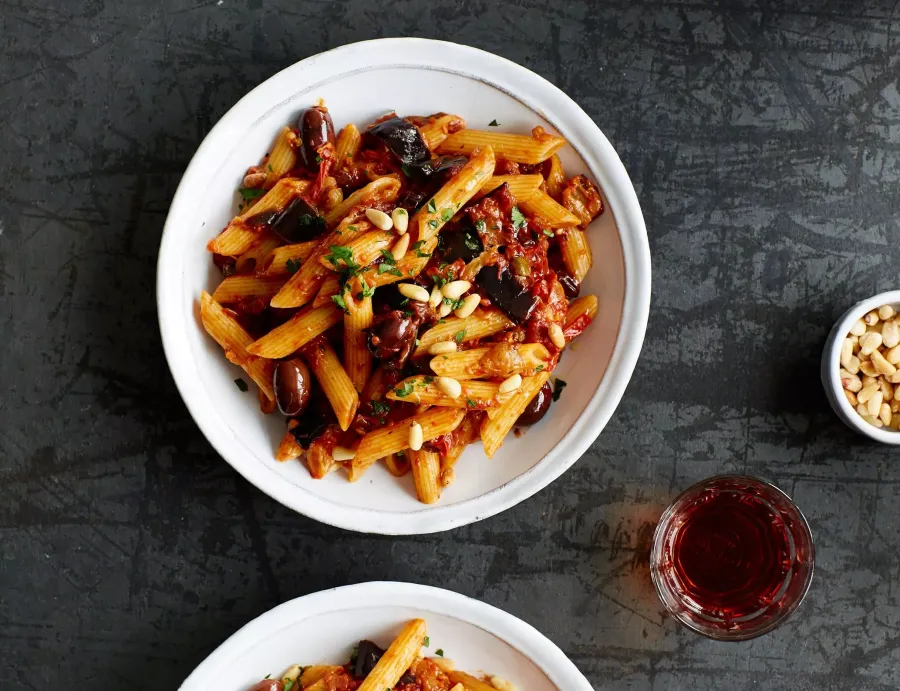Vegan Pasta Caponata Bosh TV