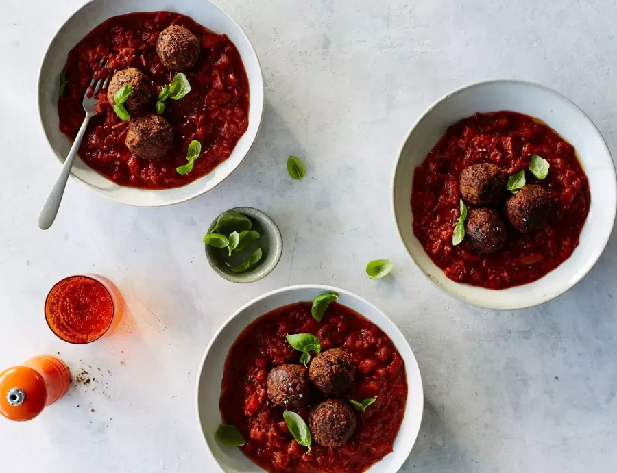 Vegan Pastaball Marinara  Bosh TV