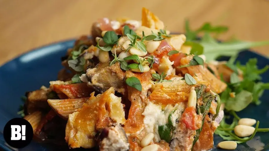 Vegan Penne Pasta Casserole Bosh TV
