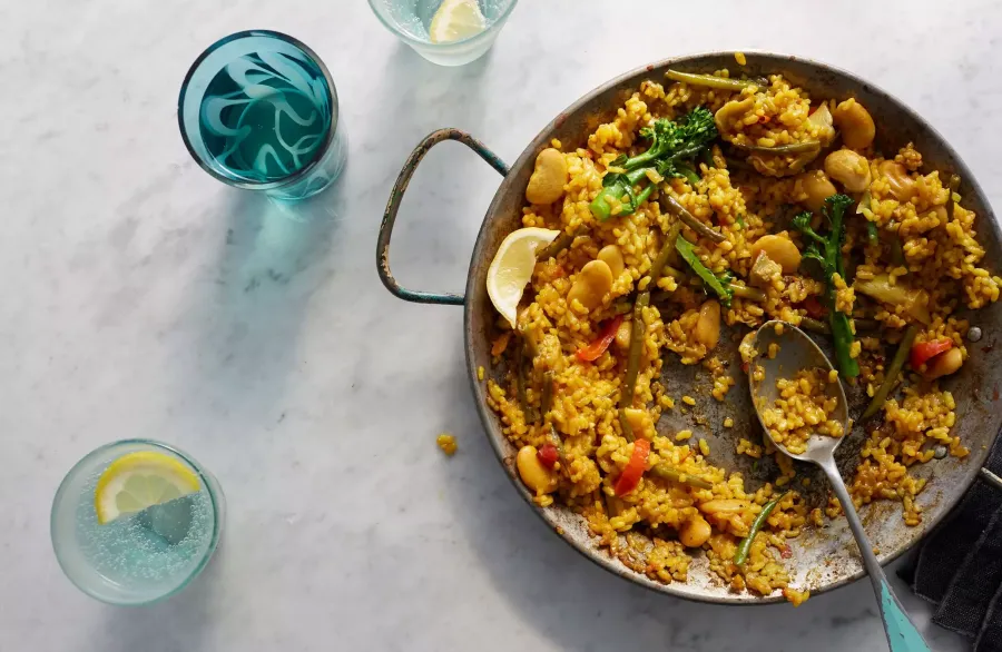Vegan Pettigrew's Paella Bosh TV