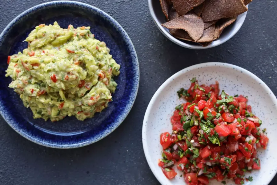 Vegan Pico de Gallo & Guacamole Bosh TV
