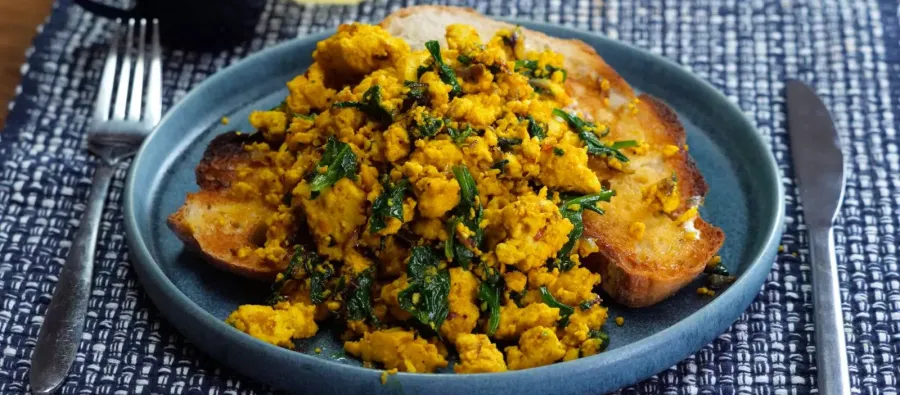 Vegan Plant-Based Scrambled Egg Bosh TV