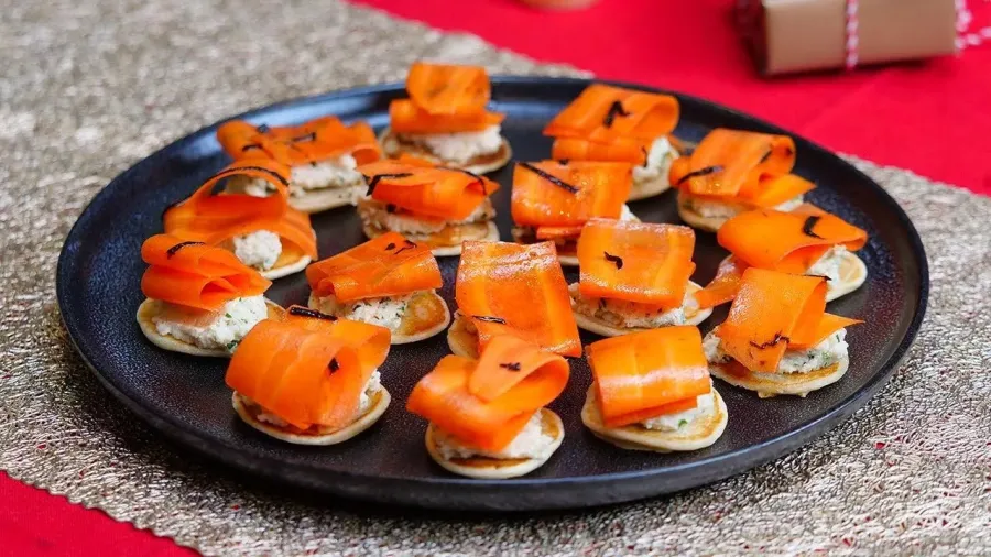 Vegan Plant-Based 'Salmon' Blinis Bosh TV