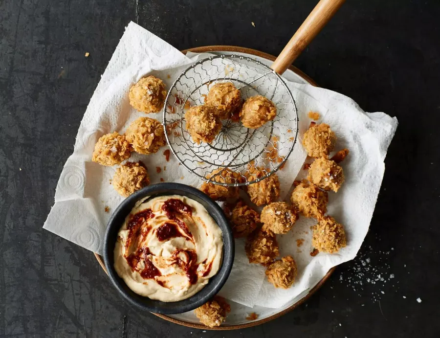 Vegan Popcorn Falafel Bosh TV
