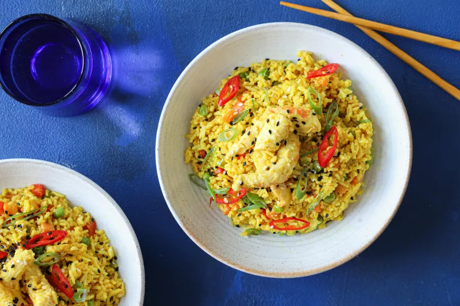 Vegan Prawn Special Fried Rice BOSHTV